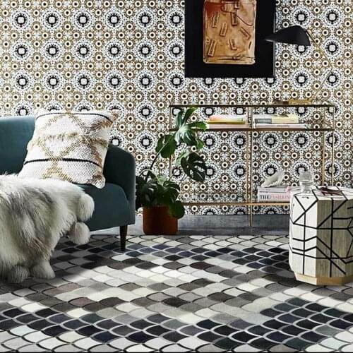 Faux Snakeskin Print Area Rug For Living Room Black Grey Brown Yellow Sofa Coffee Table 3D Carpet Modern Non-Slip Mat Home Decor