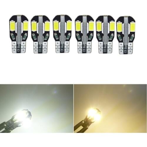 6x W5W T10 LED Canbus Light Bulbs For Opel Vectra C B Zafira B A Corsa D C Astra F K J G H Car Interior Dome Light Trunk Lamp