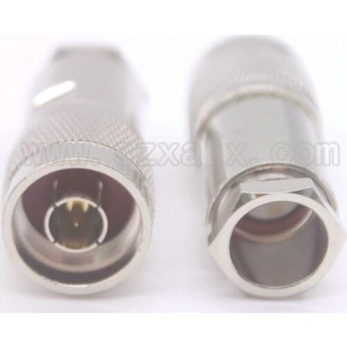 N male crimp RF connector N male Plug straight clamp RG9 RG10 RG215 RG225 9D-FB coaxial cable free shipping