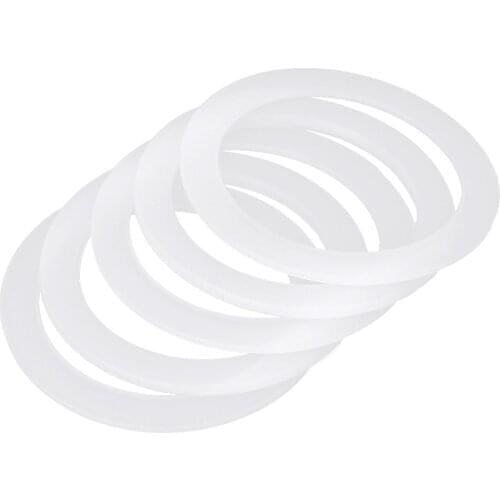 5Pc Silicone O Rings Set Coffee Machine Sealer Gaskets Flexible Washer Gasket Ring Sealing Grommets for Moka Express Coffee Pots