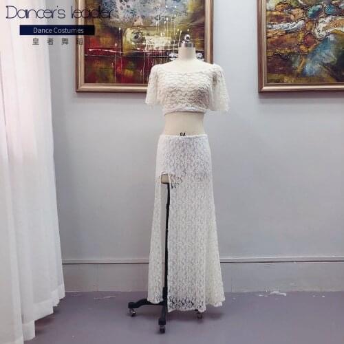 2020 new belly dance beginner adult children plus size practice clothes practice clothes lace fishtail sexy split customization