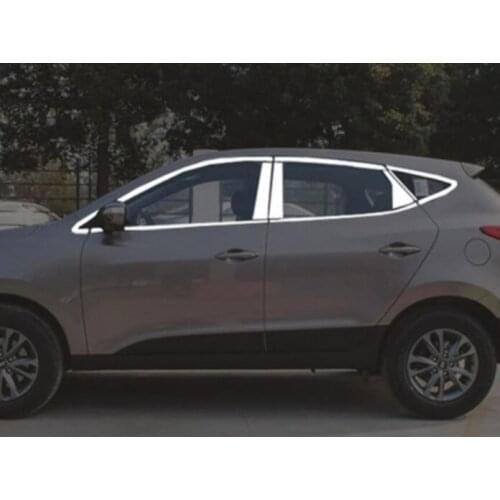 Stainless Steel Door Window Trims window trim cover trim for Hyundai ix35 2009-2017