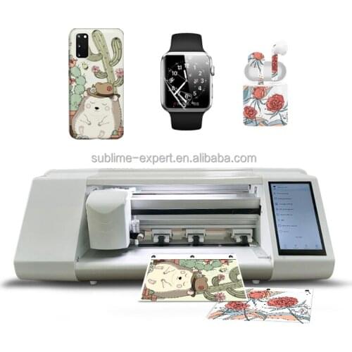 Custom Automatic Mobile Phone Front&Back&Lens Screen Protector Tpu Hydrogel Skin Cutting Film Machine for Tablet/iPad/Camera