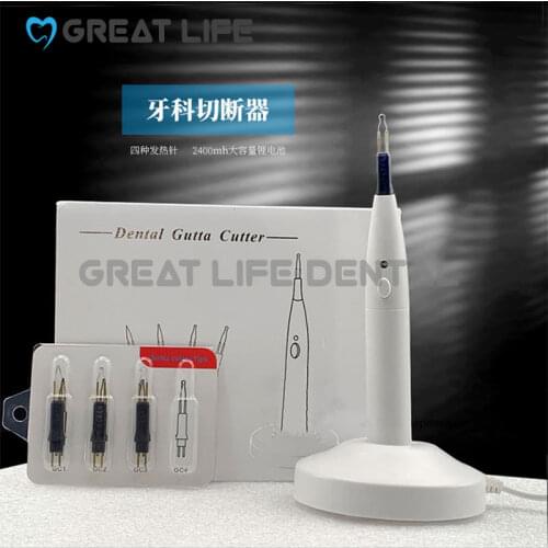 Dental Equietment Tooth Gum Cutter Blade Dental Gutta Percha Cutter Gutta Percha Cutter with 4 Tips Pen