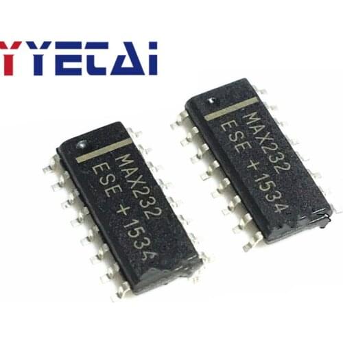 TAI 10PCS MAX232ESE MAX232CSE SMD SOP16 Industrial RS-232 Interface