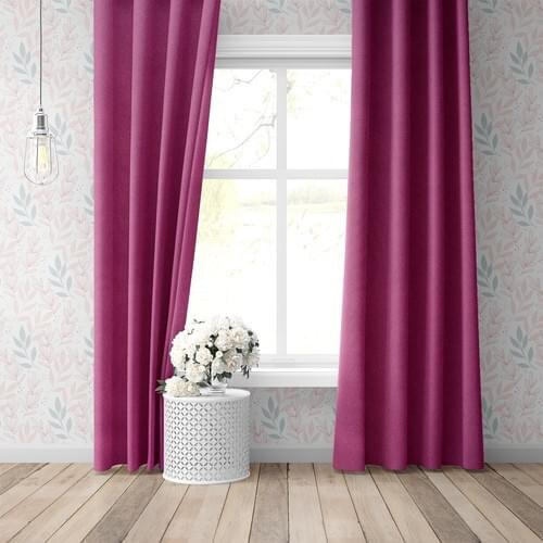 Byt Woven Blackout Blackout Backdrop Curtain Pilesiz Single Wing Pilesiz Single Wing 16883 Fuchsia 140x260