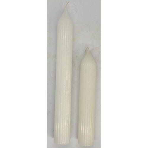 Missi 2 Li Ecru Thick Candlestick Candle