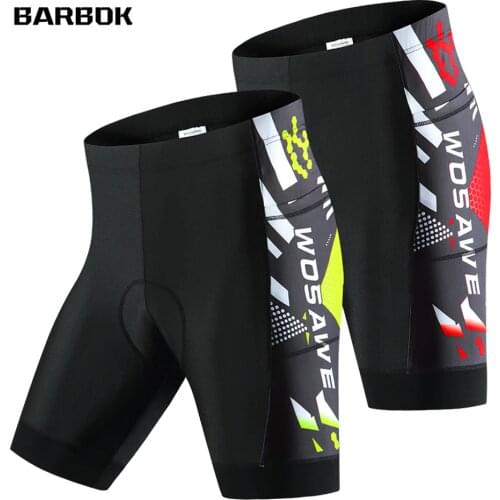 WOSAWE Padded Cycling Shorts Shockproof MTB Bicycle Shorts Road Bike Shorts Ropa Ciclismo Tights Cycling Men Women Short Pant