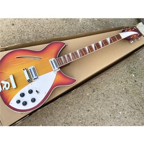 High quality 360 electric guitar 6 string cherry red rosewood fingerboard R pull string board free shipping