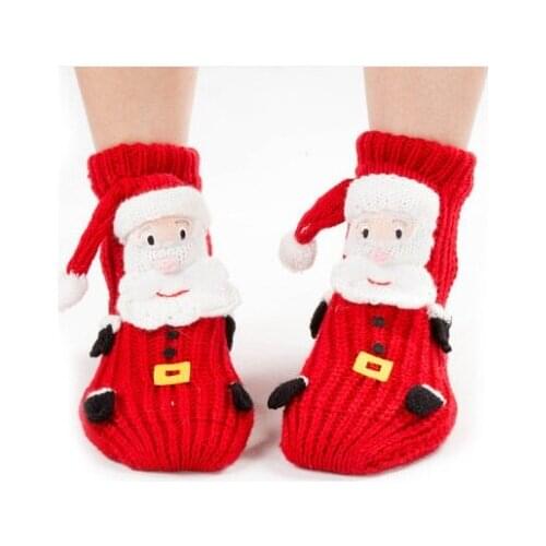 Women Christmas socks girl floor sock Santa Claus dog giraffe reindeer santa Christmas gifts socks