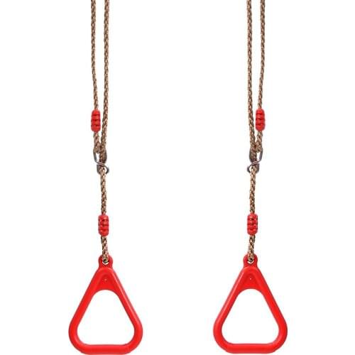 1 pair NEW Children Outdoor Handshake climbing round ring Accessories molding rings Playground Play Entertainment Activity