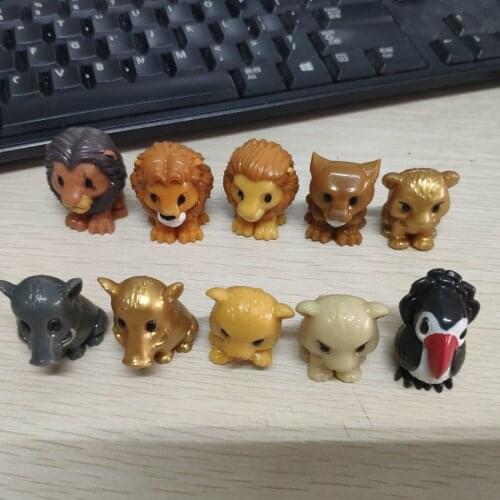 Lot of 10pcs Different Ooshi Lion Pig Woodpecker Pencil Toppers Holder Cartoon Doll Toy Collection
