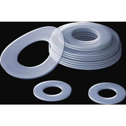 100pcs Nylon Washers Ultra Thin Gasket Insulution Washer Soft Plainwashers for Plastic Screws Botls M3 M4 M5 M6 M8 M10 M12-M20