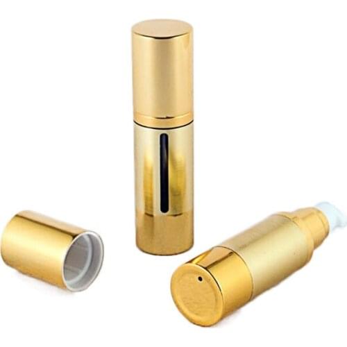 30ml Anodized Aluminum Spray Gold Packing Plastic Vacuum Bottle 20pcs/lot