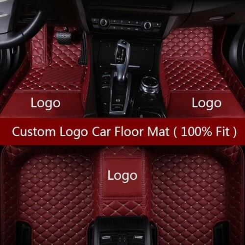 Flash mat Logo car floor mats for BYD F0 F3 F3R G3 G3R L3 F6 G6S6 E6 E6 M6 SURUI SIRUI CUSTOM car accessories carpet cover