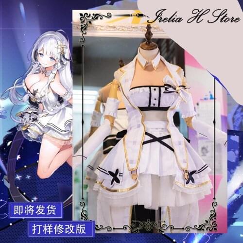 Azur Lane Cosplay Idol Illustrious Cosplay Costume Illustrious uniform dress female