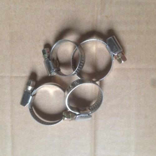 Free Shipping Adjustable 8-12mm 10-16mm 13-19mm 16-25mm Stainless steel Water Pipe Air Tube Clamp Vacuum Hose Spring Band Clip