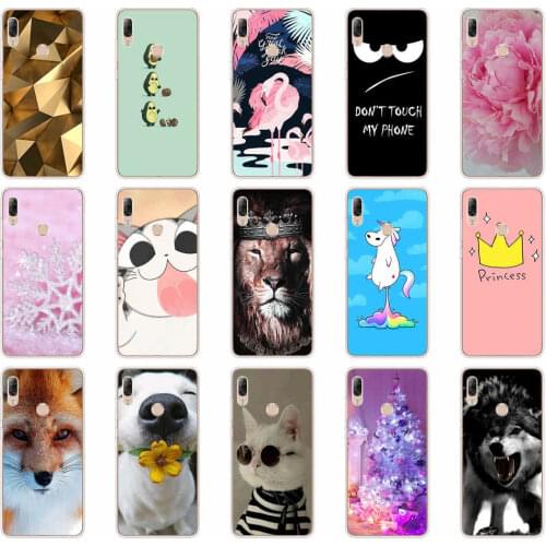 For Lenovo K5 Pro Case 5.99'' Cute cartoon Soft TPU Silicone Back Cover For Lenovo K5Pro Protective Phone Cases Shells Coque