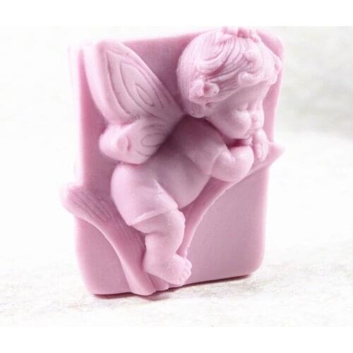 Angel Baby Mold S487 Craft Art Silicone 3D Soap Mold Craft Molds DIY Handmade Candle Molds
