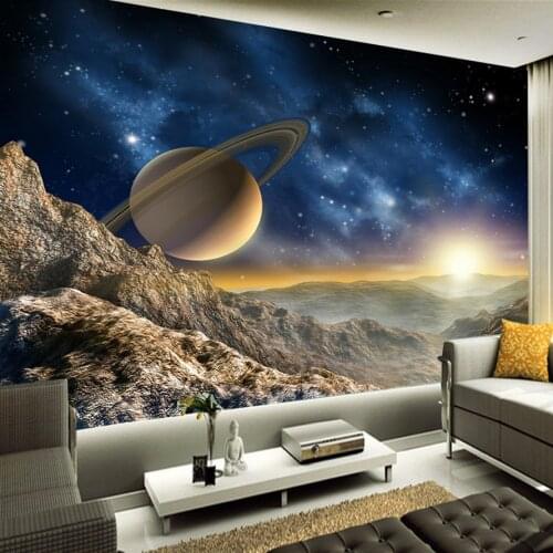 High Quality Custom 3D Photo Wallpaper Space Universe Photography Background Home Decor Wall Painting Living Room TV Mural Paper
