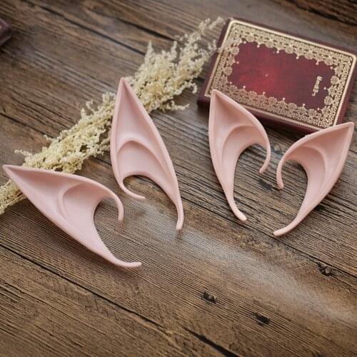 Cosplay Mysterious Angel Elf Ears Latex Ears For Fairy Costume Accessories For Halloween Decoration Photo Props Adult Kids Toys