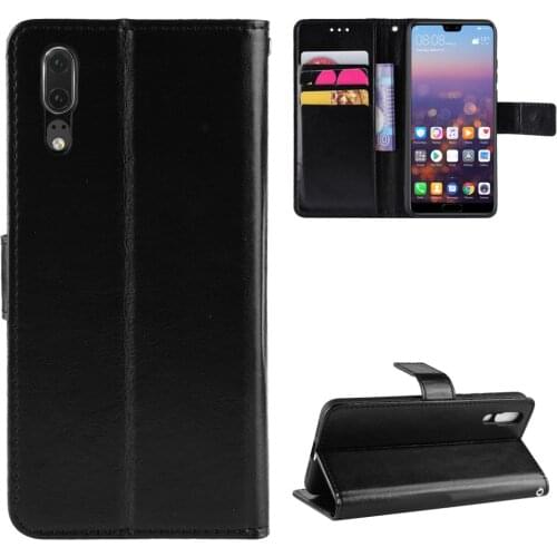 Fashion ShockProof Flip PU Leather Wallet Stand Cover Huawei P20 Case For Huawei P20 Pro Lite P 20 HuaweiP20 Phone Bags