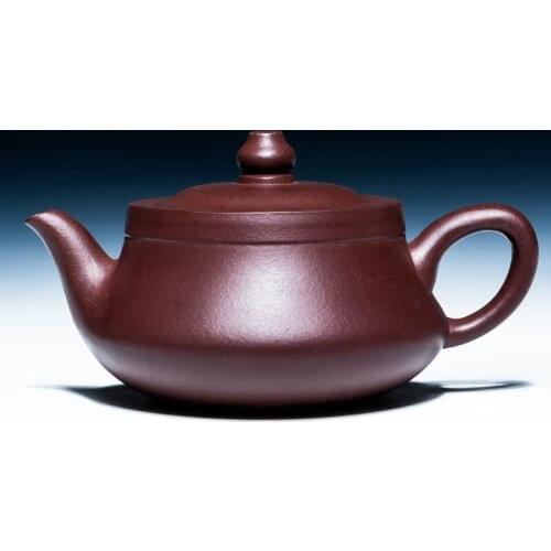 True yixing zisha tea pot marked ball shaped infuser holes Qu pot handmade kungfu pots 280ml / 320ml on sales