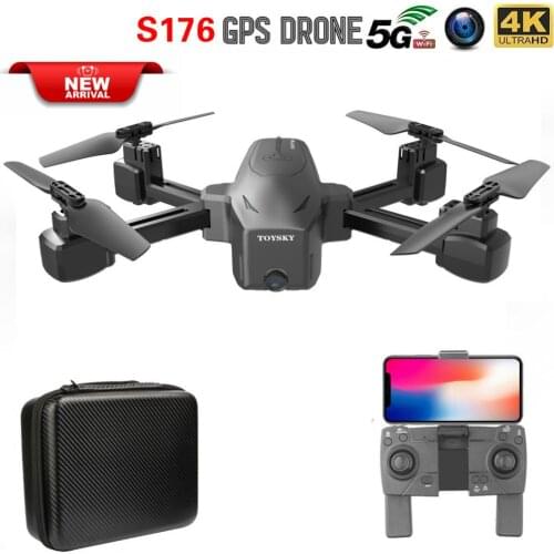 S176 5G WIFI quadcopter rc drone 4K GPS profissional drone with camera hd quadrocopter Follow remote control helicopter vs SG907
