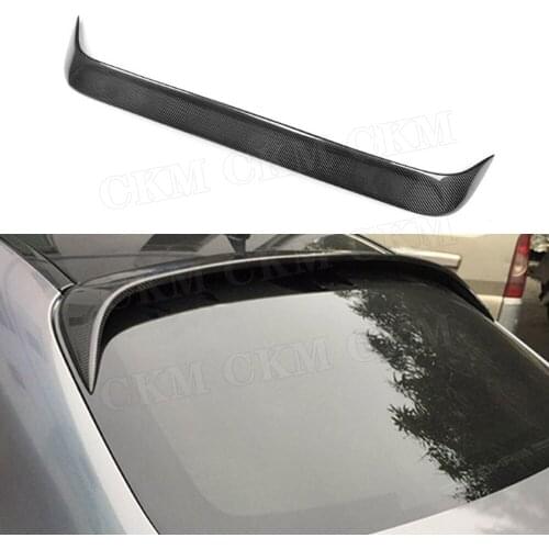 For W205 Carbon Fiber Rear Roof Spoiler windshield Wing For Mercedes Benz C Class W205 4 Door C300 C63 Spoiler 2015-2019