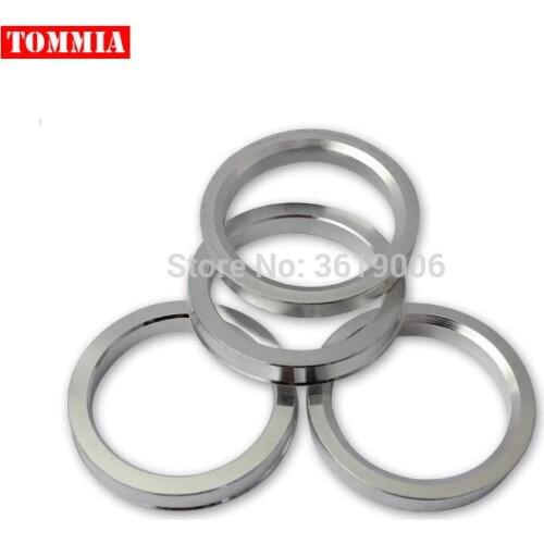 Tommia 4 Pcs Customize A Variety Of Sizes New Aluminum Wheel Hub Centric Spigot Rings Aluminium Alloy