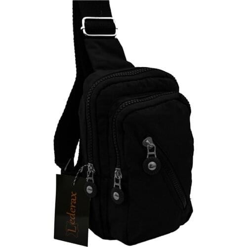 LD150 Waterproof 3 Layers Pouch Crossbody Purse Crinkle Fabric Unisex