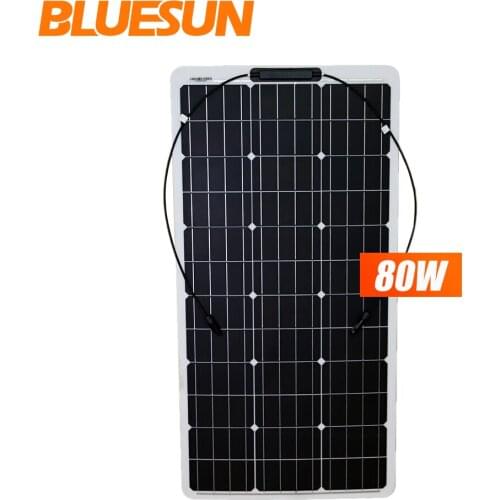 High quality flexible solar panel 50w 80w 160w high efficiency semi