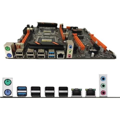 X79 Dual-way Computer Motherboard Accessories Office Game Board Cost-effective Fast Heat Dissipation Strong Expansibility