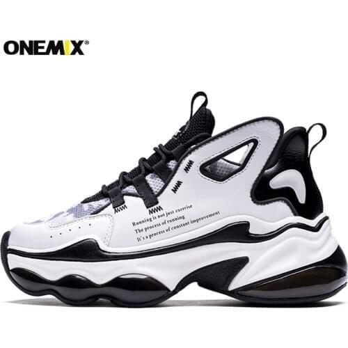 ONEMIX Running Shoes Women Hight Increase 7 cm Air Cushion Fashion Original Wing Reflective Sport Shoes Walking Sneakers Lady
