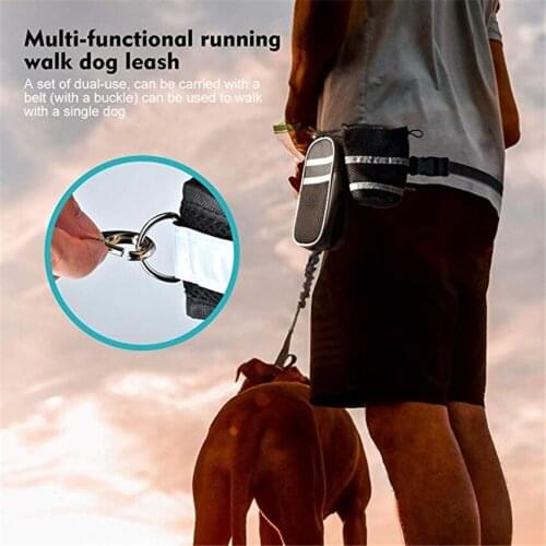 2/3 Way Dog Leash Durable Adjustable Training Lead Harness Double Head Breakaway Dog Traction Rope Dog Accessories Pet Supplies