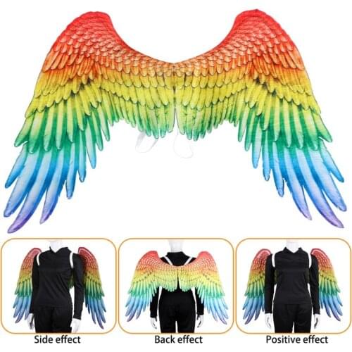 27RE Halloween Non-Woven 3D Angel Devil Wing Mardi Gras Theme Party Cosplay Accessory