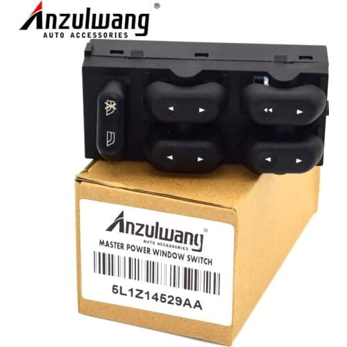 ANZULWANG 5L1Z14529AA Power Window Lifter Regulator Master Control Switch For Ford F-150 Crown Victoria Lobo Lincoln Mercury