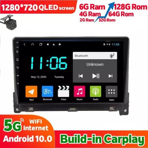 6GB Ram 128GB Rom Car Radio Stereo Receiver For Great Wall Wingle 7 2018 Android 10 Multimedia GPS Navigation Carplay Head Unit