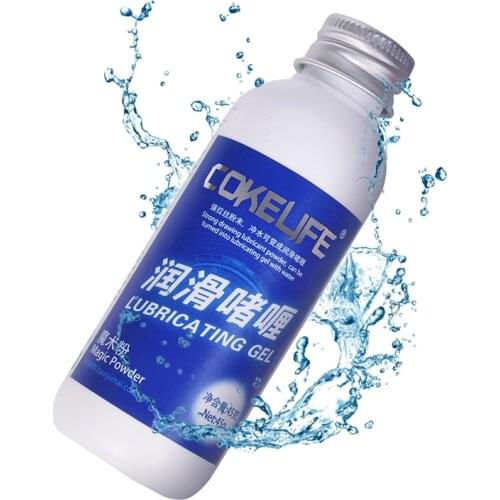 Cokelife Magic Lubricant Water-Soluble Lubricating Gel Magic Powder Lubricant Mix with Water Vaginal Lube Oil Anal Sex Grease