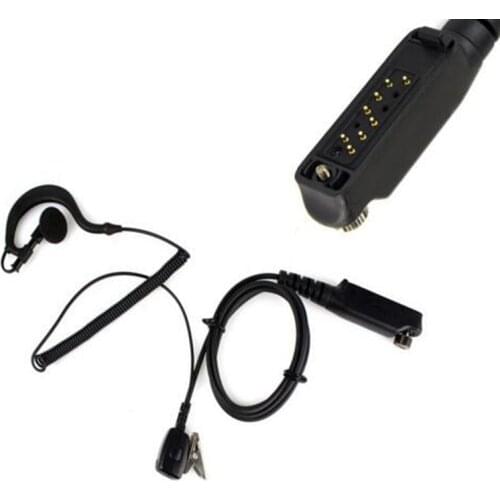 G-shaped Earhook PTT Speaker MIC Microphone Earpiece for SEPURA STP8000 STP8030 STP8035 STP8038 STP8040 STP8080 Radio Earphone