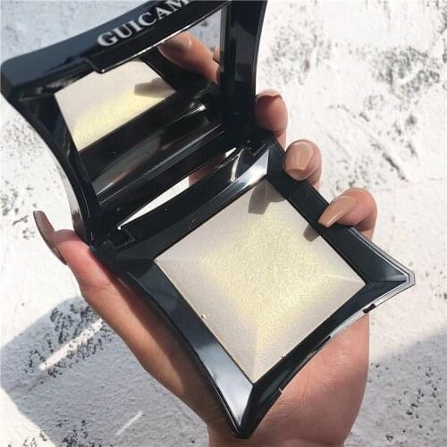 Highlighter Shimmer Powder Illuminator Highlighter for face Contour Golden Bronzer konturowanie twarzy glitter on the face