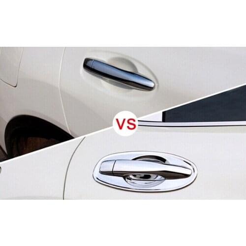 ABS Chrome Door Handle Bowl Cover Trim 8pcs for Nissan Rogue 2014 -2019