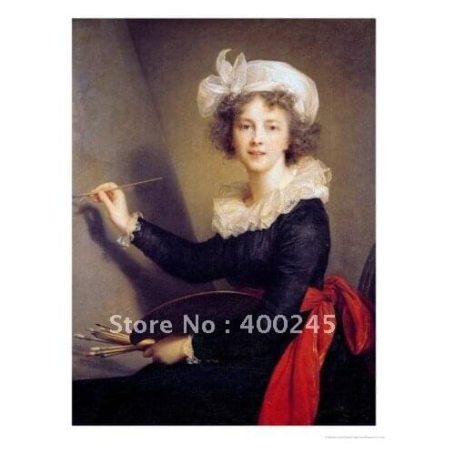 Art oil painting Self Portrait By Elisabeth Louise Vigee LeBrun Painting Reproduction High quality handmade