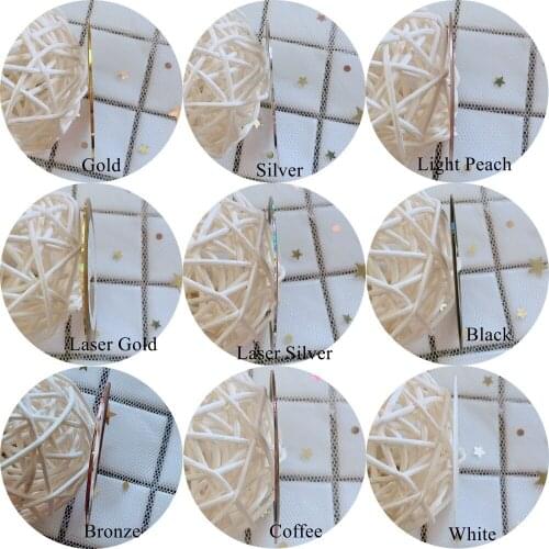 2pcs 0.5MM Think Gold/Silver/Black/Light Peach Adhesive stripping tape nail art metalic yarn nail art sticker
