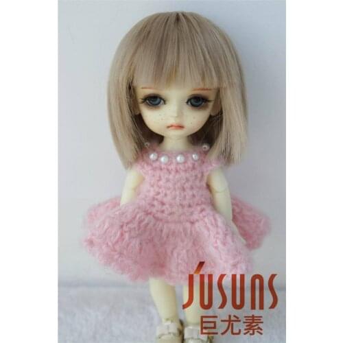 JD234 1/12 1/8 BJD wig Short BoBo doll wig Size 4-5inch 5-6inch doll accessories Heat resistance wigs