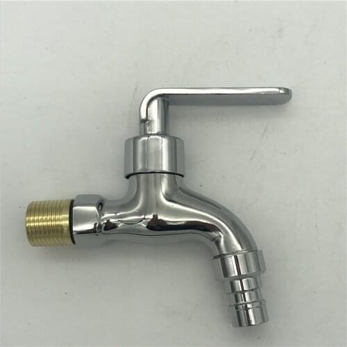 Wall Mount Washing Machine Faucet Zinc Alloy Chrome Laundry Bathroom Bibcock Garden Faucet Washing Machine Tap Balcony Water Tap