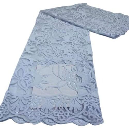 Latest 2021 Pure White African Lace Fabric Nigerian Swiss Dry Cotton Lace Fabric With Stones Dubai Lace Fabric For Sewing