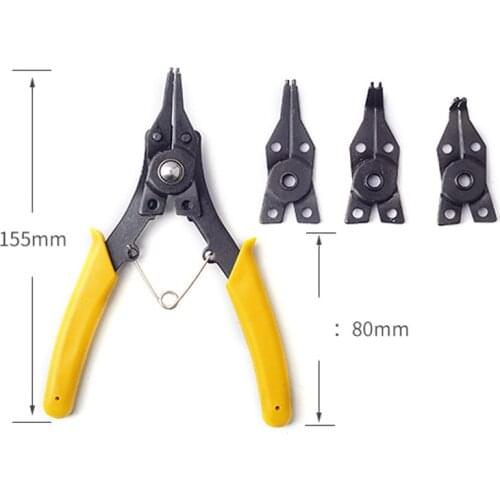 New 4 in 1 Snap Ring Pliers Set Multi-function Circlip Combination Retaining Clip In Stock