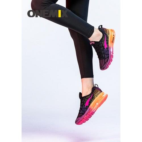 ONEMIX NEW Road Running Shoes Women Air Cushion Sneakers Men Outdoor Walking Shoes For men Outdoor Tennis Shoes Women Hot Sale