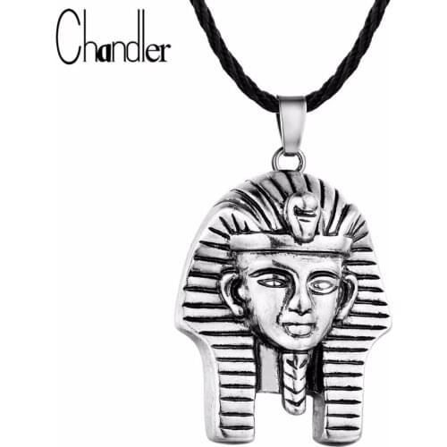 Chandler Pharaoh Pendant Necklace For Men/Women Vintage Egypt Egyptian King Classic Old Jewelry Amulet God Jewelry